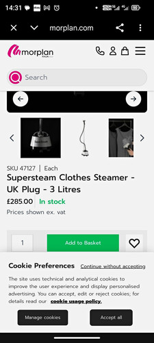 Supersteam clothes steamer uk - clothes, -uk